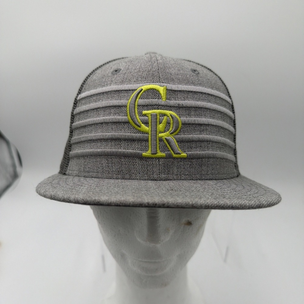 Colorado Rockies Snapback hat Green/Gray New Era OSFM New